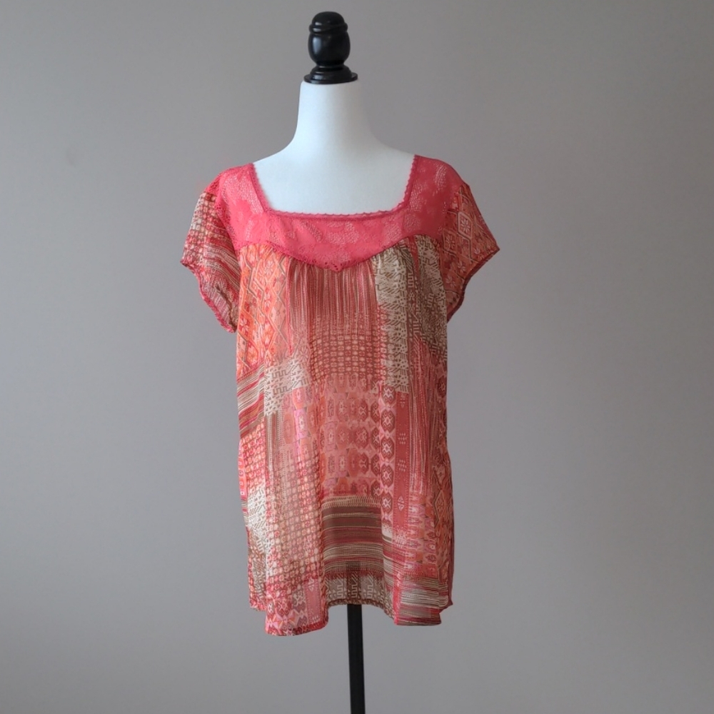 Pink Sheer Shirt - Wrapper